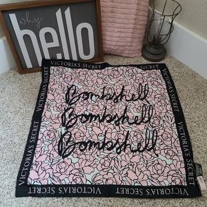 Victoria's Secret Pink and Black Bombshell Scarf